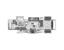 2024 Sabre 37FLH Fifth Wheel at 72 West Motors and RVs STOCK# 113917 Floor plan Image