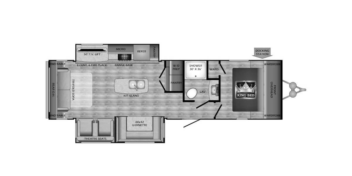 2021 Crossroads RV Cruiser Aire 30RLS Travel Trailer at 72 West Motors and RVs STOCK# 321487 Floor plan Layout Photo