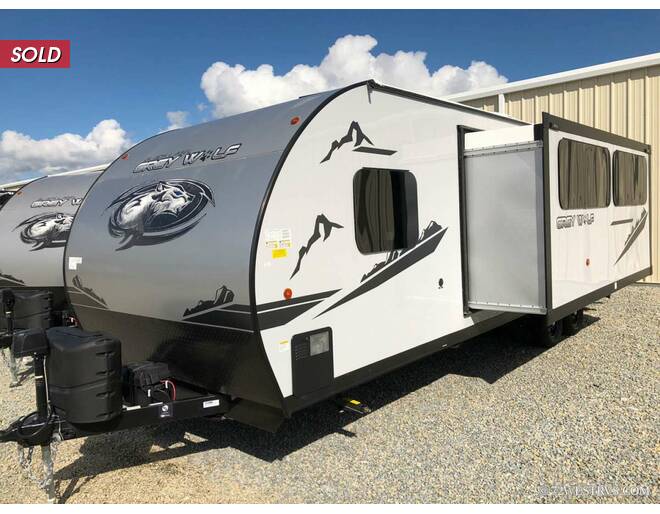2022 Cherokee Grey Wolf 26DBHBL Black Label Travel Trailer at 72 West Motors and RVs STOCK# 077661 Exterior Photo