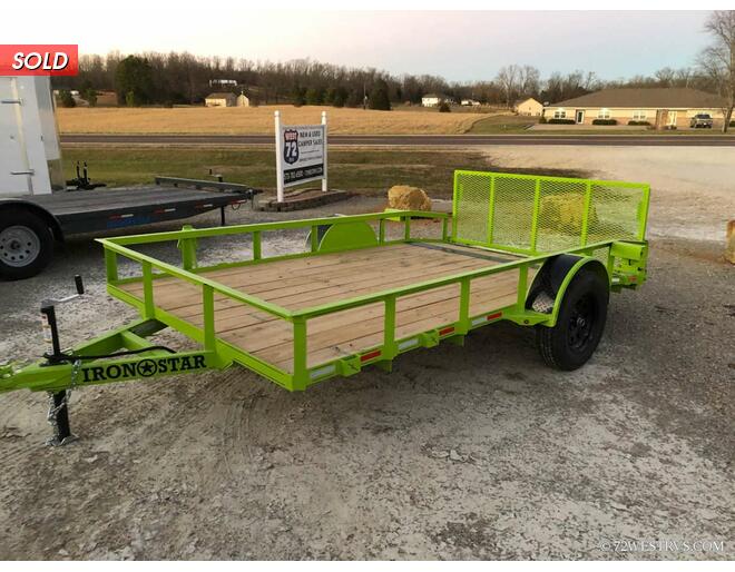 2021 Maxwell Ironstar UTILITY TRAILER Flatbed BP at 72 West Motors and RVs STOCK# 008497 Exterior Photo