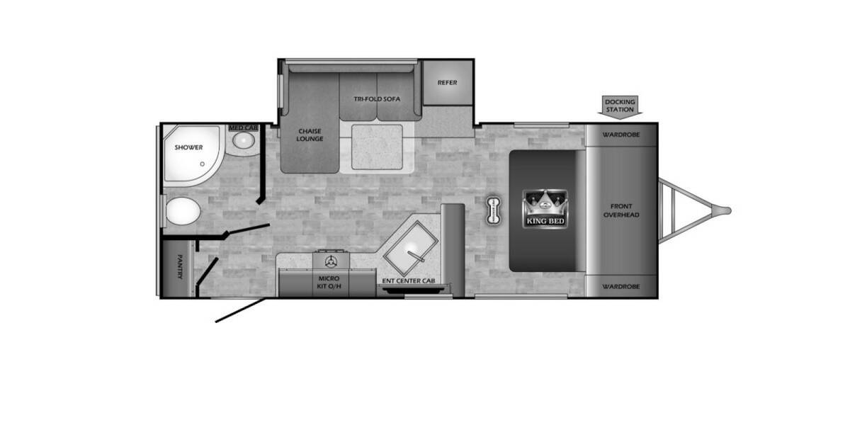 2022 CrossRoads Sunset Trail Super Lite 212RB Travel Trailer at 72 West Motors and RVs STOCK# 352025 Floor plan Layout Photo