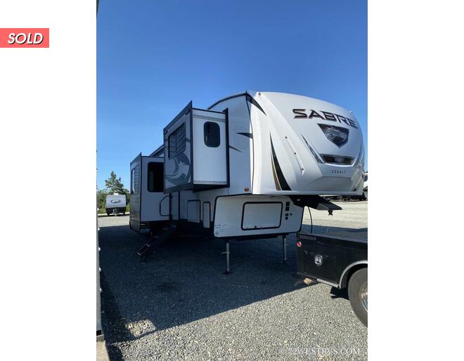 2023 Sabre 37FLH Fifth Wheel at 72 West Motors and RVs STOCK# 112098 Exterior Photo