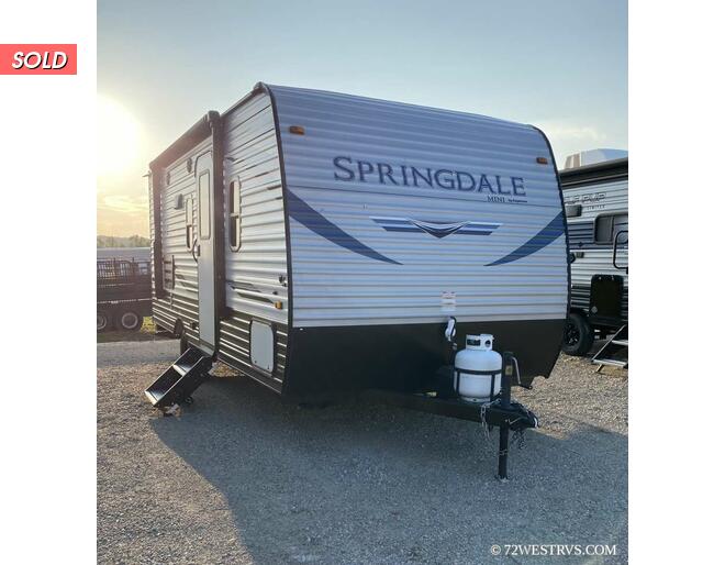 2020 Keystone Springdale Single Axle 1790FQ Travel Trailer at 72 West Motors and RVs STOCK# 107561U Exterior Photo