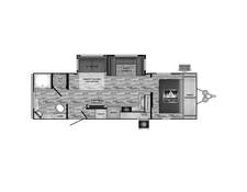 2023 Crossroads RV Cruiser Aire 27RBS Travel Trailer at 72 West Motors and RVs STOCK# 320310 Floor plan Image