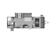 2023 CrossRoads Sunset Trail Super Lite 253RB Travel Trailer at 72 West Motors and RVs STOCK# 351117 Floor plan Image