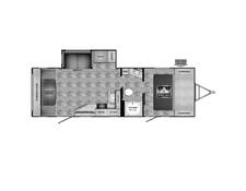 2024 CrossRoads Sunset Trail Super Lite 258RD Travel Trailer at 72 West Motors and RVs STOCK# 350158 Floor plan Image