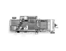 2024 Cherokee Grey Wolf 26BRB Travel Trailer at 72 West Motors and RVs STOCK# 087593 Floor plan Image